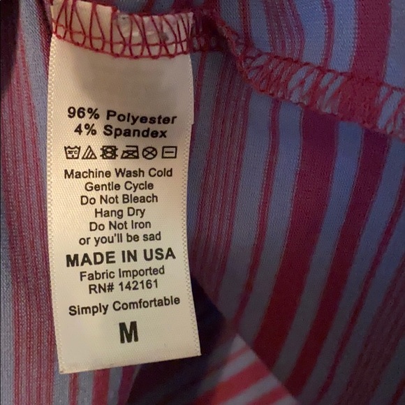 LuLaRoe Medium Lynnae Long Sleeve Shirt - Picture 3 of 5